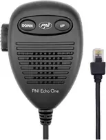 PNI Echo One mikrofonas, skirtas PNI HP 6500 ir PNI HP 7120, su aido režimu ir programuojamu „roger beep“ signalu