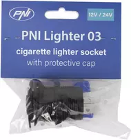 Automobilinis cigarečių degiklio lizdas PNI Lighter 03 su dangteliu, 12V 15A, 24V 10A