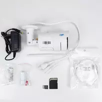 PNI House IP52 2MP 1080P belaidė IP vaizdo stebėjimo kamerų sistema + PNI 128GB MicroSD atminties kortelė su SD adapteriu