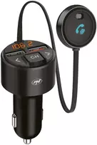 FM moduliatorius PNI Valentine V880 su mikrofonu, Bluetooth 5.0, MP3 grotuvas, FM siųstuvas, dviguba USB jungtis, greitasis įkrovimas mobiliesiems įrenginiams per QC3.0, suderinamas su Siri ir Google Assistant