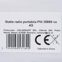 Nešiojama radijo stotelė PNI 3588S, GSM 4G, dviguba kamera, 2,4 colio spalvotas ekranas, Li-Ion 3800 mAh, IP68