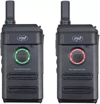 2 nešiojamų radijo stotelių rinkinys PNI PMR R10 PRO, 446MHz, 0.5W, 16 programuojamų kanalų, 16 PMR ir 50 CTCSS bei 104 DCS tonų, monitorius, paieška
