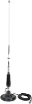 Sulankstoma CB PNI LED 850 antena su 145 mm magnetiniu pagrindu, 85 cm ilgio, 26-28 MHz, 300 W, šviečia siuntimo metu, PL sriegio tipas, be priedų