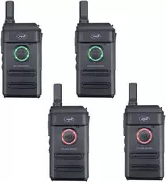 4 nešiojamų radijo stotelių rinkinys PNI PMR R10 PRO, 446MHz, 0.5W, 16 programuojamų kanalų, 16 PMR ir 50 CTCSS bei 104 DCS tonų, monitorius, paieška