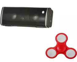 Albrecht MAX-treme „Bluetooth“ garsiakalbių komplektas ir „Spinner PNI Speedy“ raudonas LED garsiakalbis