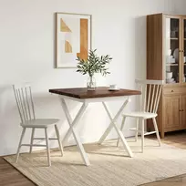 Kvadratinis valgomojo stalas 80 x 80 x 75 cm