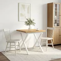 Kvadratinis valgomojo stalas 80 x 80 x 75 cm