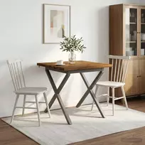 Kvadratinis valgomojo stalas 80 x 80 x 75 cm