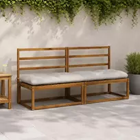 Suoliuko pagalvė VIANEN 100% poliesteris Balta 190 x 50 x 12 cm