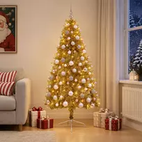 Dirbtinė kalėdinė eglutė su rutuliuku 180 cm 300 LED