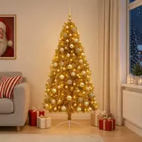 Dirbtinė kalėdinė eglutė su rutuliuku 210 cm 300 LED