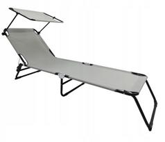 Lauko gultas Rest, pilka sp., 192 cm x 58 cm x 28 cm