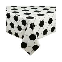 Staltiesė su futbolo kamuolio motyvais plastikinė, 137x183 cm