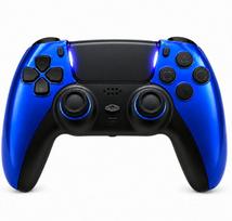 Belaidis Bluetooth žaidimų pultelis suderinamas su PS4, PC, Android, iOS programuojami galiniai migtukai (T-411)