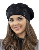 Vivisence moteriška beretė, elegantiška žieminė kepurė, šiltas ir jaukus galvos apdangalas žiemai ir rudeniui, šilta, storai megzta kepurė, klasikinė kepurė moterims, juoda, vienas dydis, Vienas dydis tinka visiems