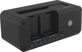 HDD/M.2 NVMe SSD dokas - ICY BOX - IB-2924MSCL-C31 - USB 3.2 Gen 2 - Lengvas klonavimas - 10Gbit/s
