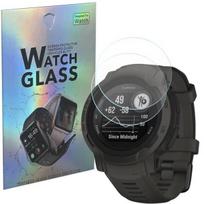 Garmin Instinct 2 - Instinct 2 Solar Grūdintas Stiklas [2 vnt.] Ekrano Apsaugos Filmas, Atsparus Įbrėžimams Phonillico®