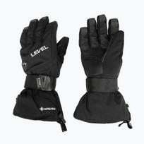 Vyriškos Level Half Pipe slidinėjimo pirštinės Gore-Tex black
