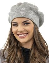 Vivisence moteriška beretė, elegantiška žieminė kepurė, šiltas ir jaukus galvos apdangalas žiemai ir rudeniui, šilta, stora, megzta kepurė, klasikinė kepurė moterims, šviesiai pilka, vienas dydis, Vienas dydis tinka visiems