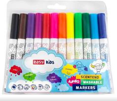 Jumbo trinami žymekliai 12 spalvų EASY - Easy Stationery