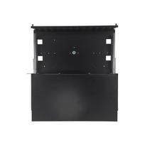 Alantec 24xSC Duplex / 24xLC Quad 19" 1U Ištraukiamas Pluoštinių Optinių Kabelių Paskirstymo Skydas Juodas
