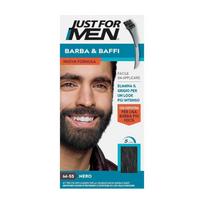 Just For Men Moustache & Beard M-55 Real Black juodi barzdos ir ūsų dažai 2 × 14 g