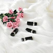 Pliušinis foto fonas su floristiniais akcentais, Gray Plush