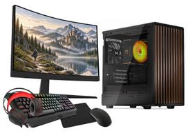 Kompiuteris VIST Wood Ryzen 5 5500 RX 7600 32GB SSD 1TB WIFI LCD 24" W11