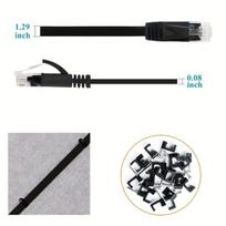 1 vnt. plokščias Cat6 eterneto kabelis, 20inch/0.48m
