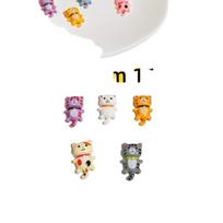 Katės pakabukas,  15pcs【Mixed】