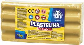 Astra mokyklinė plastilinas, šviesiai rudas, 1kg