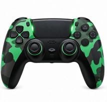 Belaidis Bluetooth žaidimų pultelis suderinamas su PS4, PC, Android, iOS, programuojami galiniai migtukai (T-411)