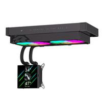 Chłodzenie wodne GameMax Gamemax CPU Liquid Cooler | GLACIER 240 LCD BK | Black | Intel, AMD