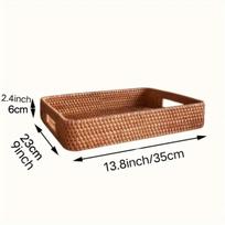 Pintas dėklas, rudas, Kasimo rankena sekli, mažas dydis 25*23*6cm