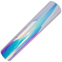 Holografinė lipni plėvelė,  Balta Violetinė