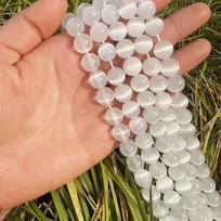 Gipso karoliukai, 10mm-35-40pcs