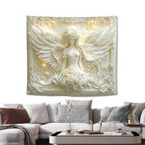 3D Angelas Dekoro Audinys, 51 colio × 59 colio (130 cm × 150 cm)