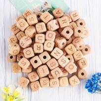 Medinės raidės rinkinys,  20PCS- W01-G-20