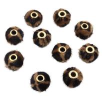 Dirbtinis pomponas,  Black Brown (10pcs)