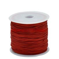 Elastinga karoliukų vėrimo virvė papuošalams,  Raudona