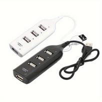 Didelės Spartos Mikro USB Skirstytuvas 4 Jungtys,  Juoda