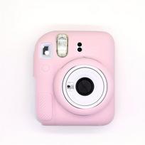 Minkštas silikono dėklas Instax Mini 12,  Rožinis