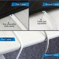 Plokščias greitaeigis Ethernet kabelis Cat6, 3M/10FT