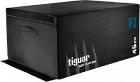 Minkšta pliometrinė dėžė Tiguar Plyo Soft Box V2 (45 cm), juoda