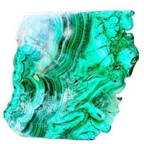 Malachito geoda, 150–200 g / 5,29 uncijos–7,05 uncijos