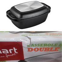 Lamart LT1105 ROASTING PAN WITH GRILLING LID 9L+3L (Damaged packaging)