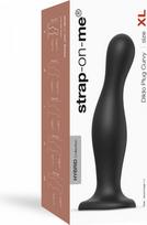 Strap-On-Me DILDO PLUG CURVY BLACK - XL