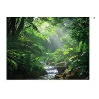 Pavasario kraštovaizdžio fotografijos fonas, 130*150cm/51inch×59inch