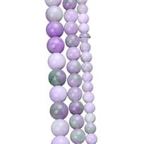 Natūralaus akmens karoliukai papuošalų gamybai, 6mm/About 61pcs