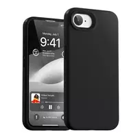 Mercury Silicone phone case for iPhone 16e black